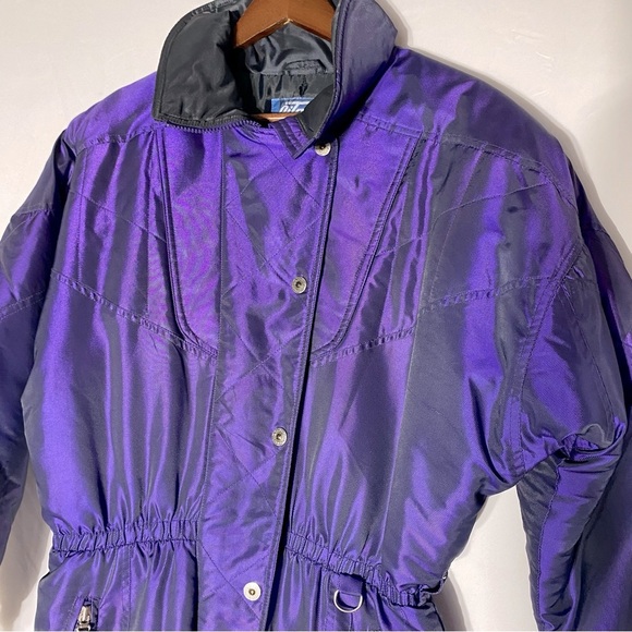 Vintage DiTrani Purple Ski Suit Snow Suit Insulated Jumpsuit M - Picture 5 of 15